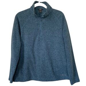 Eddie Bauer Front Zip Pullover Warm Sweater